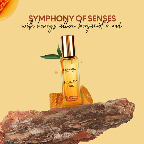 BellaVita Luxury's Honey Oud - (0.68 fl. oz./20 ml) | Eau de Parfum | Patchouli, Vanilla, Bergamot | Floral & Spicy | product image 2