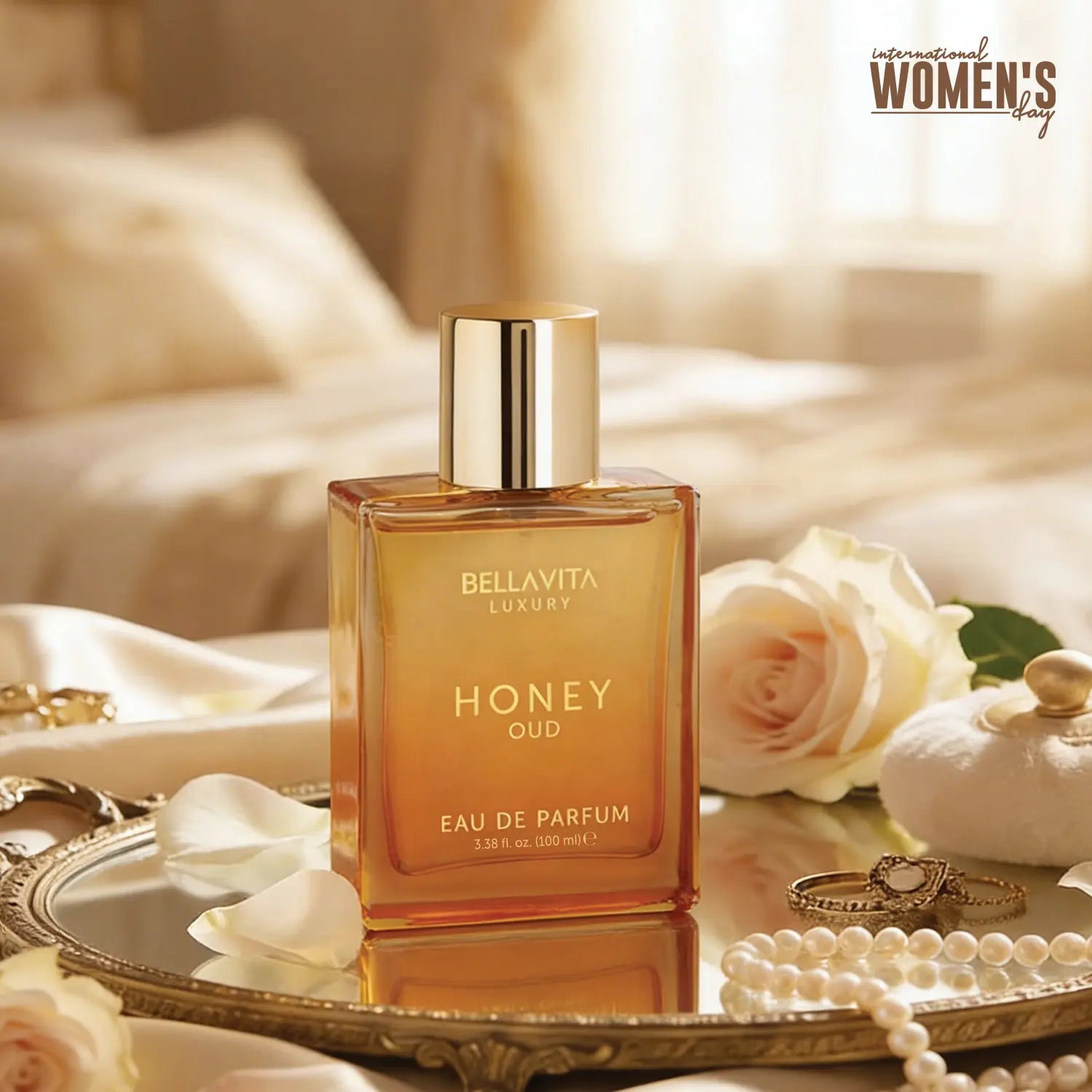 Bella Vita Luxury's Honey Oud | Eau de Parfum 100ml (3.4 fl oz) | Patchouli, Vanilla, Bergamot | Floral & Spicy | Made product image 10