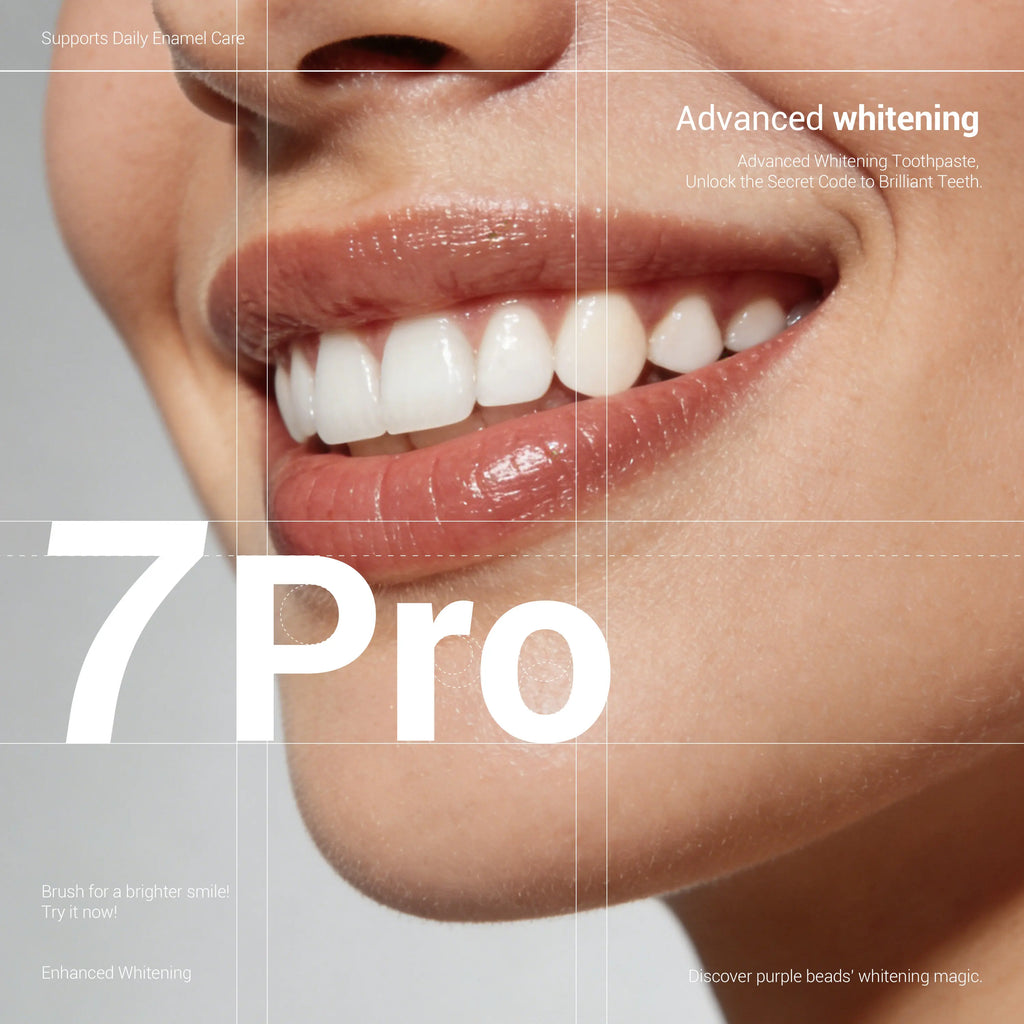 MSDRWIKEY 7-Pro Brightening Toothpaste | Purple Toothpaste Neutralizes Yellow Tones | Enamel-Safe Formula | product image 2