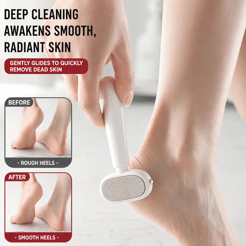 Dual‑Sided Foot Callus Remover, Replaceable Stainless Steel Blade Foot Scraper, Portable Manual Dead Skin Corn Remover, product image 4