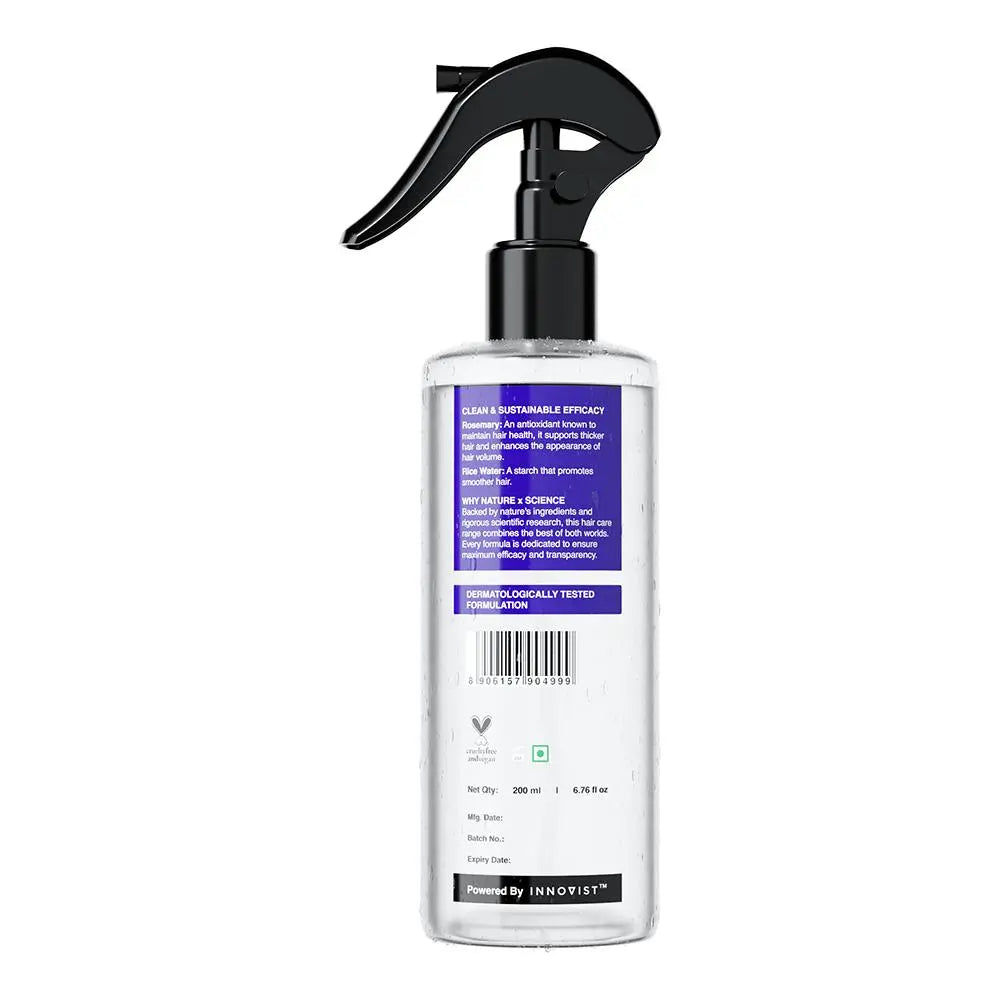 Rosemary & Rice Water Hair Spray- 200ml pack of 3 Natural Soft Hair Nourishing Hair product image 6