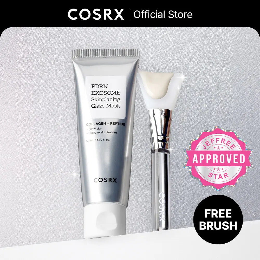 [COSRX Official] PDRN-Exosome Skinplaning Glaze Mask (50ml) with Silicone Brush, Intensive Collagen Peel Mask for product image 1