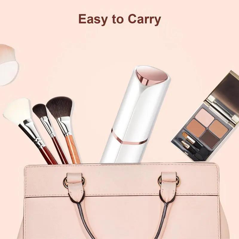 OANVA 2 in 1 facial & eyebrow hair trimmer for Women, Rechargeable Face Razor, Lip & Peach Fuzz Remover, Precision product image 7