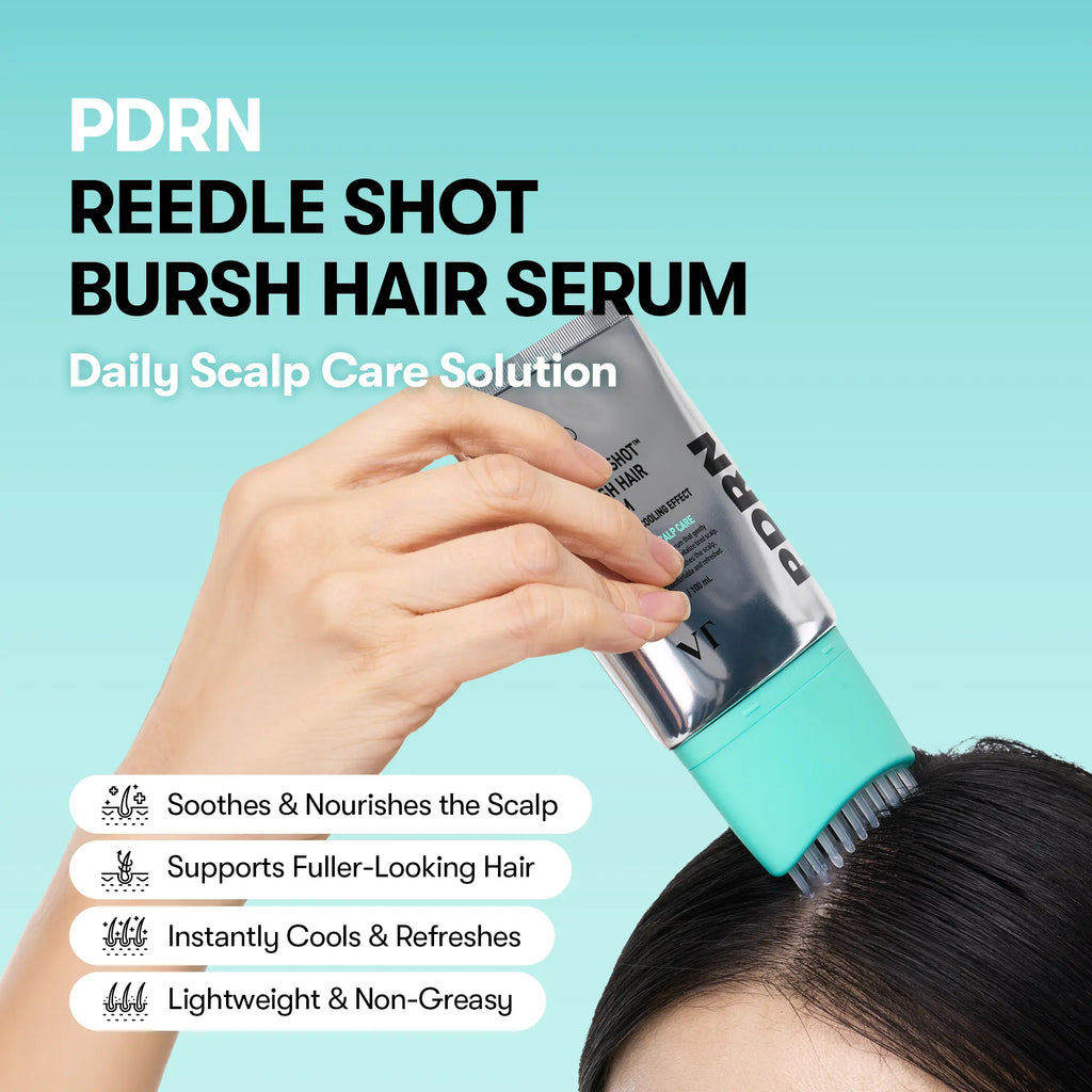 [VT COSMETICS] #1 viral PDRN Reedle Shot Hair Brush Serum with Original Liquid Microneedling & PDRN | Large-Capacity product image 2