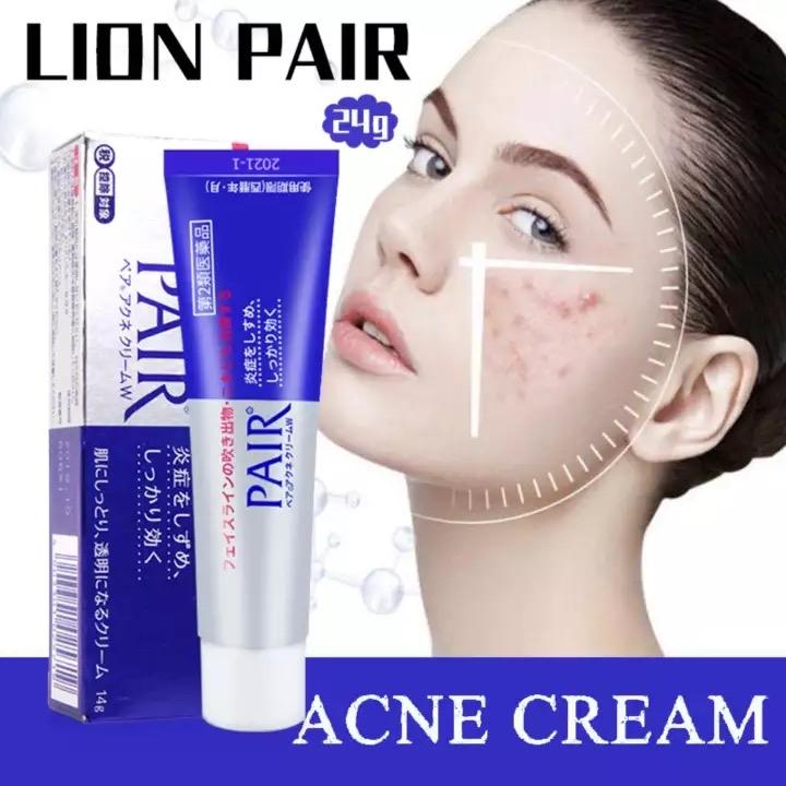 Lion Pair Acne Cream Acne Treatment Pimples Removal Cream Pair Acne Creamy Foam Facial Wash Gentle Antibacterial product image 4