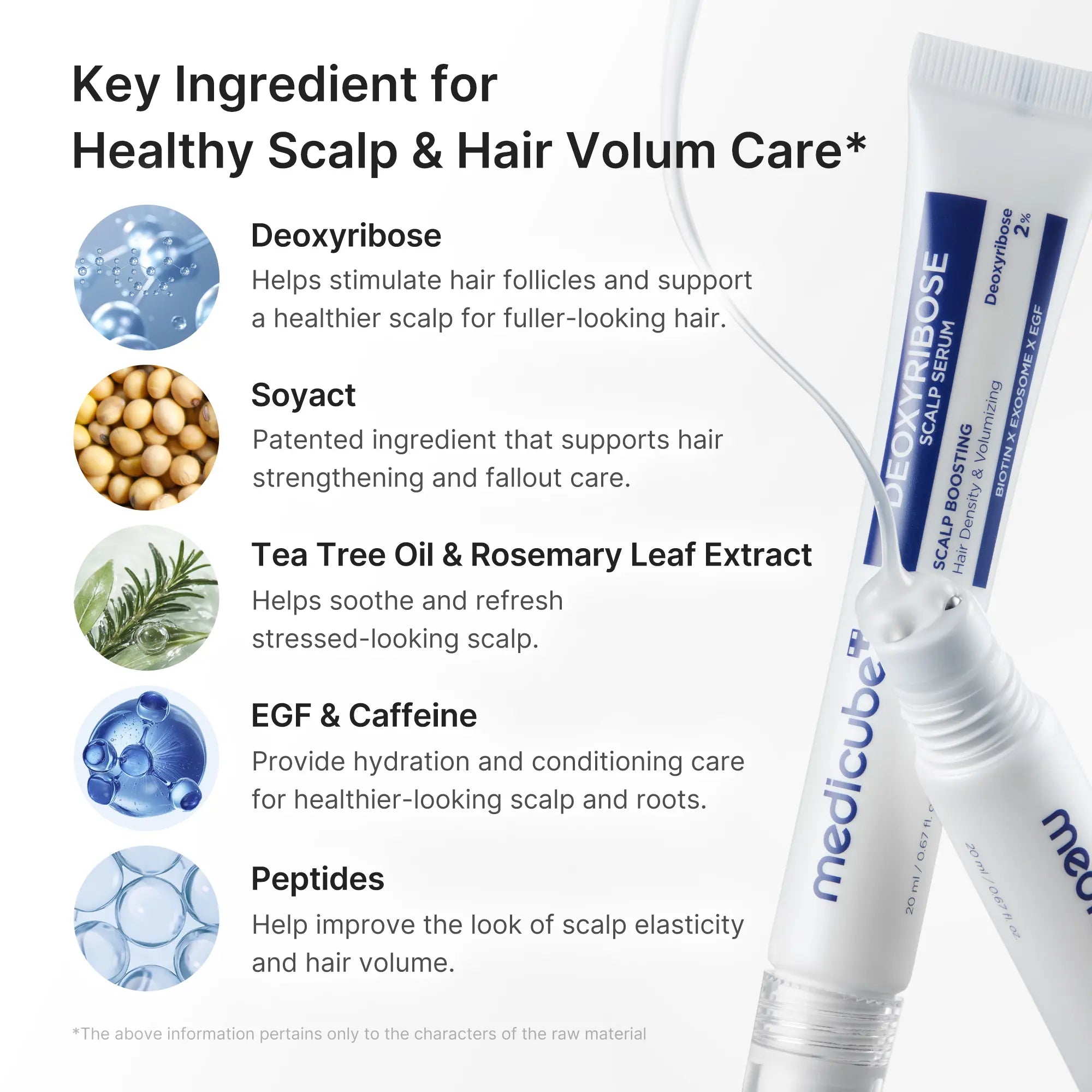 [medicube] Deoxyribose Scalp Serum | For Fuller-Looking Hair & Scalp Strengthening Roll-On Serum | Deoxyribose, product image 4