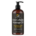 M3 Naturals Anti Cellulite Massage Oil 8oz - Smooth the Appearance of Cellulite - Body Care & Skin Care Massage Oil - product image 1