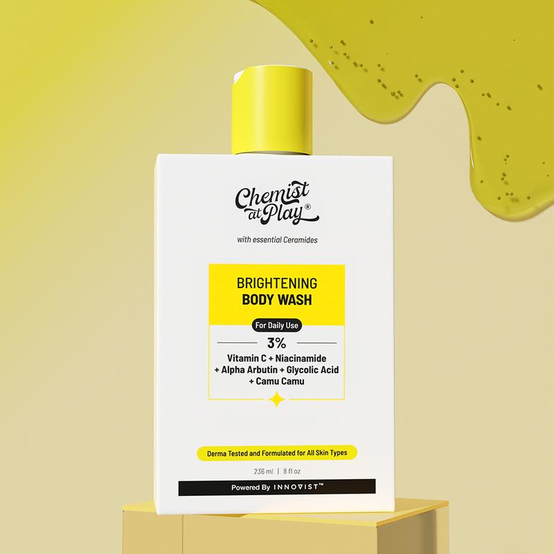 Brightening Body Wash with Vitamin C & Glycolic Acid - 8fl oz | Helps even out skin tone product image 2