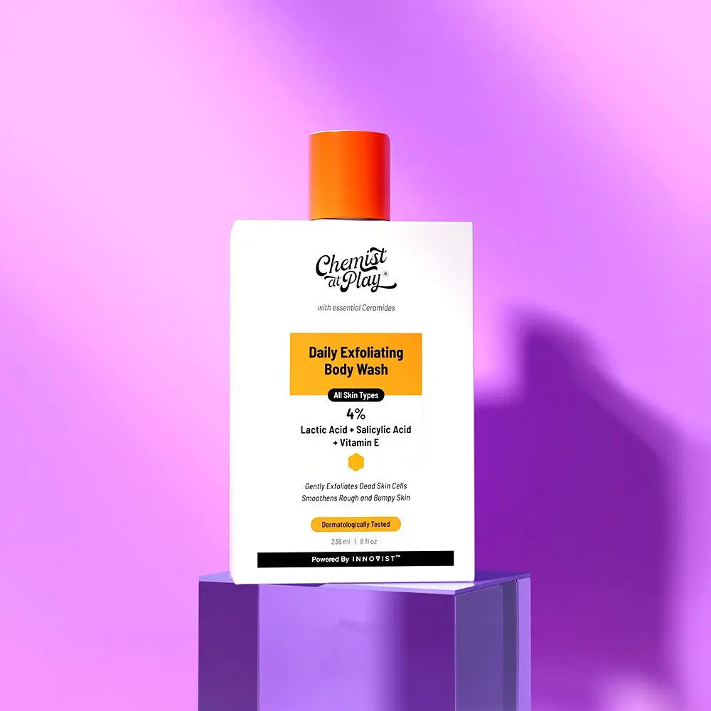 Exfoliating Body Wash with Lactic Acid - 8fl oz | Gently exfoliates | Helps prevent strawberry skin & bumps product image 2