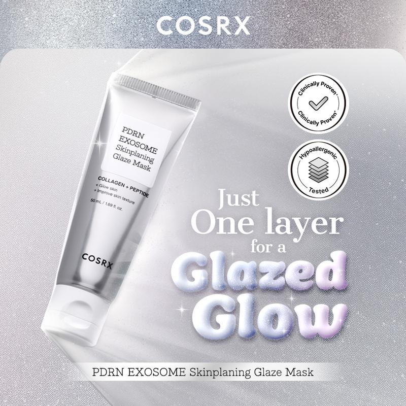 [COSRX Official] PDRN-Exosome Skinplaning Glaze Mask (50ml) with Silicone Brush, Intensive Collagen Peel Mask for product image 3