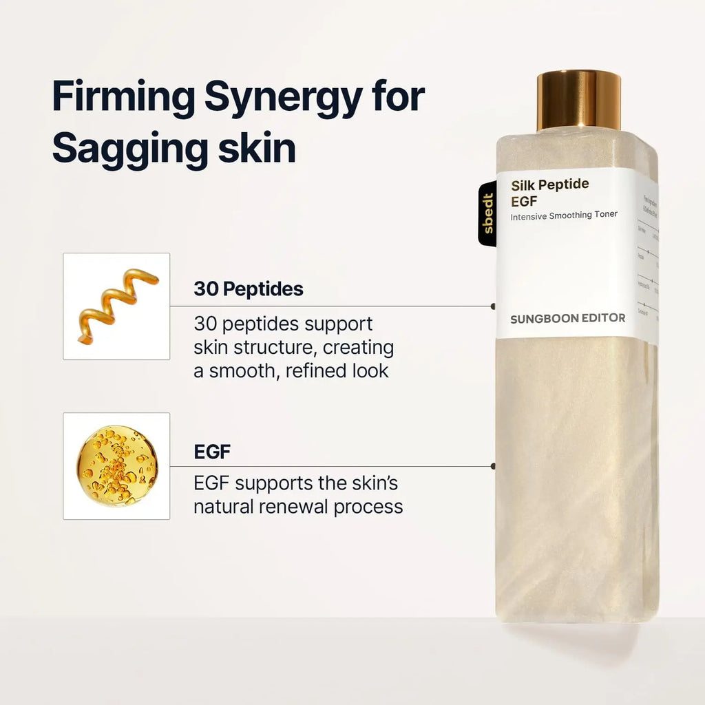 [Sungboon] EGF Forehead Firming Toner | Wrinkle Care, Iron Out Fine Lines | PDRN & Volufiline & Collagen & NAD+ EGF product image 3